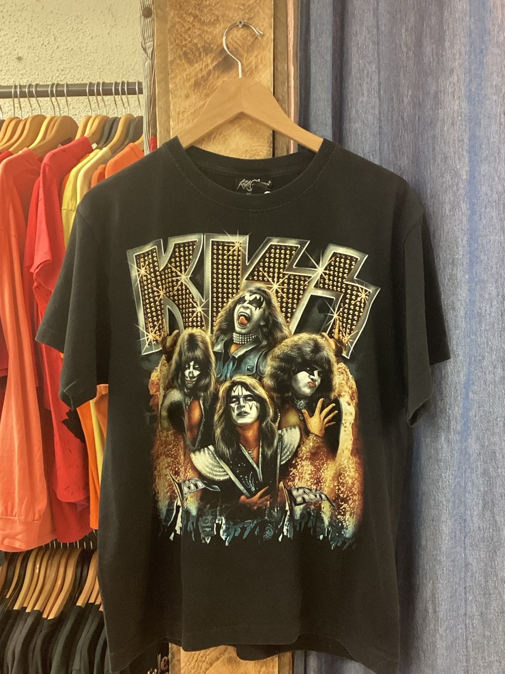 Vintage Kiss Black Band Tee